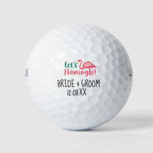  Wedding Bride & Groom Let's Flemingale  Golf Balls