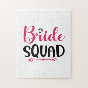 Wedding Bride Squad Jigsaw Puzzle