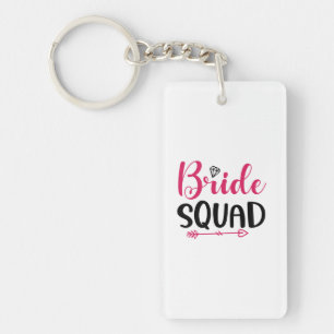 Wedding Bride Squad Keychain