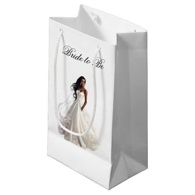 Wedding Bride to Be Gift Bag (Front Angled)