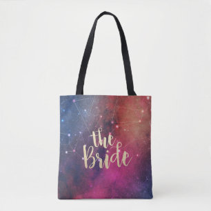 Wedding Brides Gorgeous Star Nebula Constellations Tote Bag