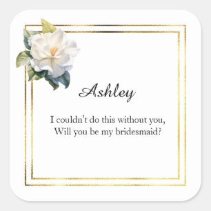 Wedding Bridesmaid Gift Stickers