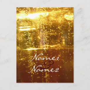 Wedding Bubbles Postcard Template