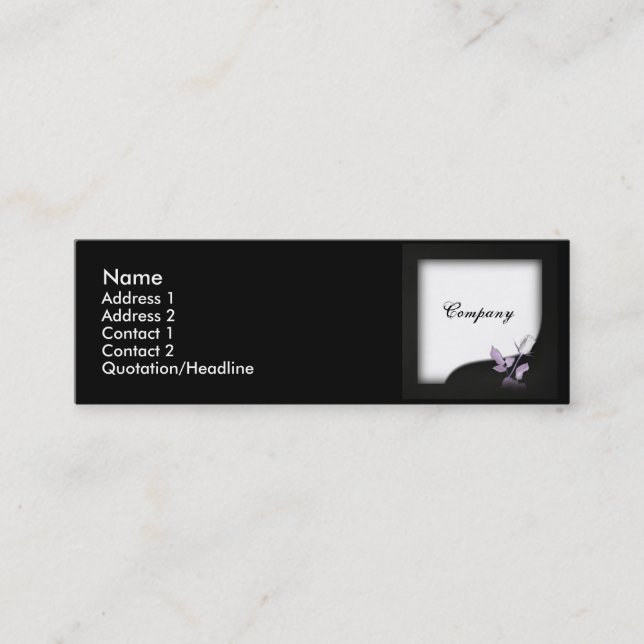 Wedding Business Card (Front)