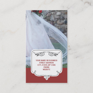 Wedding Business Cards {Red}