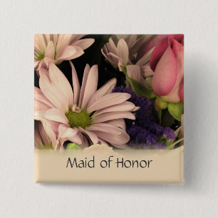 Wedding button for Maid of Honour