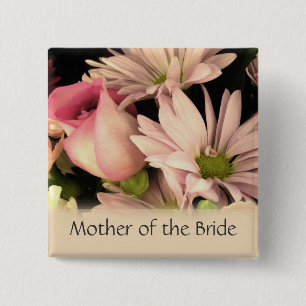 Wedding button for Mother of the Bride