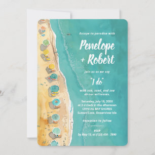 Wedding by the Sea Invitation