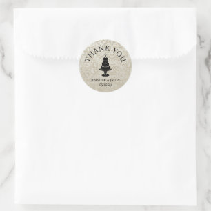 Wedding Cake Classic Round Sticker