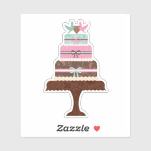 Wedding Cake Contour Sticker