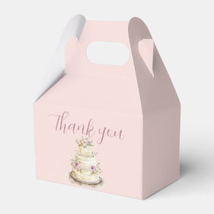 Wedding Cake Favor Gift Box