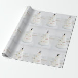 Wedding cake - gift wrapping paper<br><div class="desc">Wedding cake - gift wrapping paper</div>