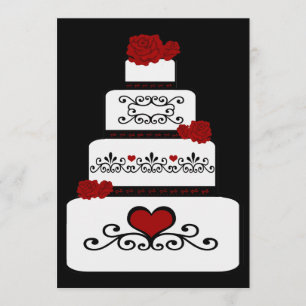 Wedding Cake Invitation