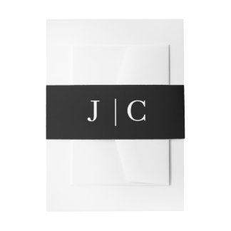 Wedding Cake Invitation Belly Band
