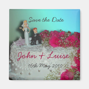 Wedding cake magnet