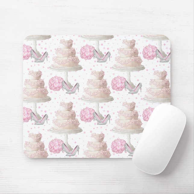 Wedding Cake Mousepad (With Mouse)