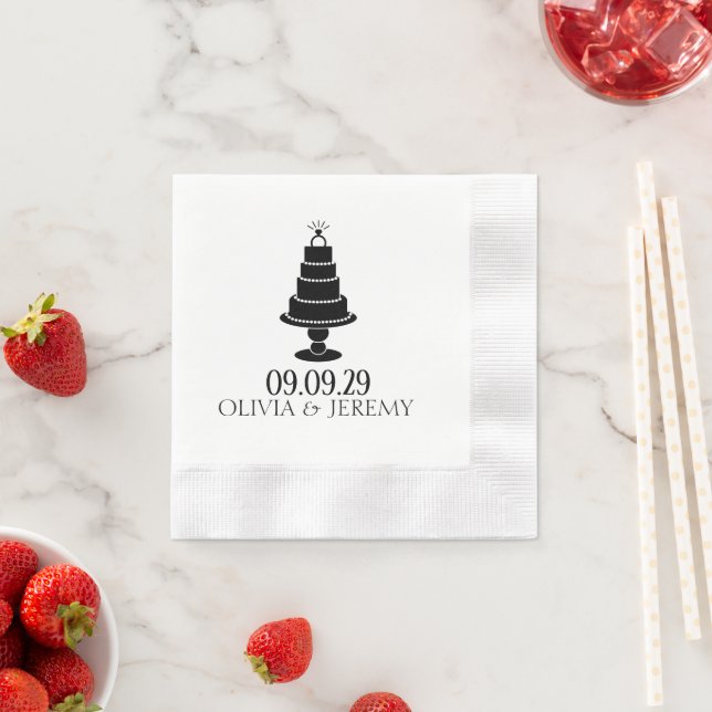 Wedding Cake Napkin (Insitu)
