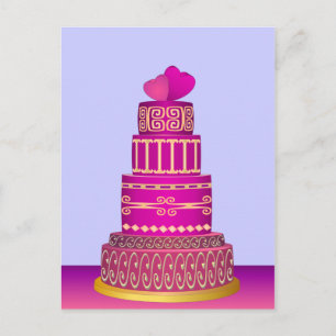 Wedding Cake Postcard