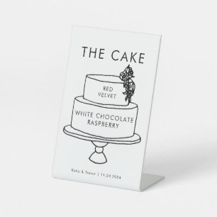 Wedding Cake Sign 