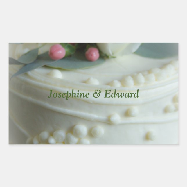 Wedding Cake Sticker (Front)
