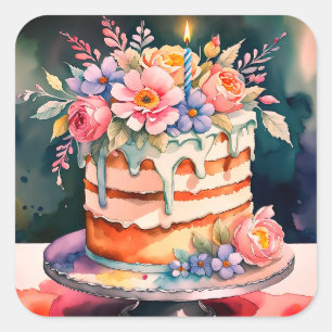 Wedding cake stickers