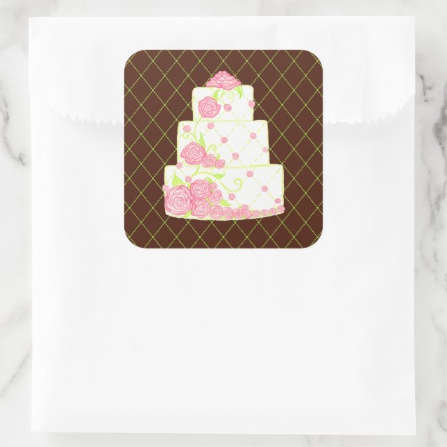Wedding Cake Stickers (Bag)