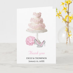 Wedding Cake Thank You Card