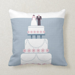 Wedding Cake Throw Pillow