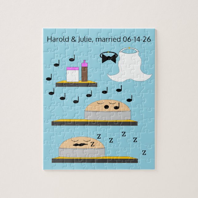 Wedding Cakes Before Frosting Jigsaw Puzzle (Vertical)