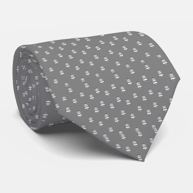 Wedding Cakes Tie (Rolled)