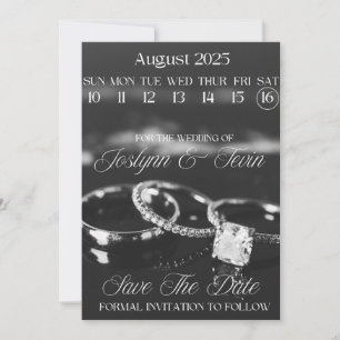Wedding Calendar Save The Date Fridge Magnet 