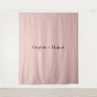 Wedding Calligraphy Elegant Rose Gold Plain Name