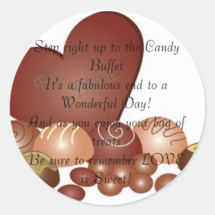 Wedding Candy Sticker