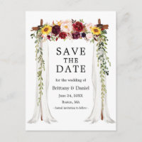 Wedding Canopy Arch Watercolor Mixed Floral