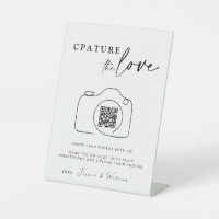 Wedding Capture The Love | Photo Sharing QR Code