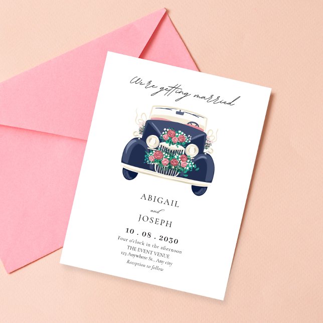 Wedding Car Classic Invitation (Creator Uploaded)