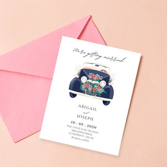 Wedding Car Classic Invitation (Creator Uploaded)