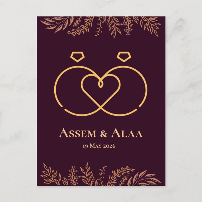 wedding card (Front)