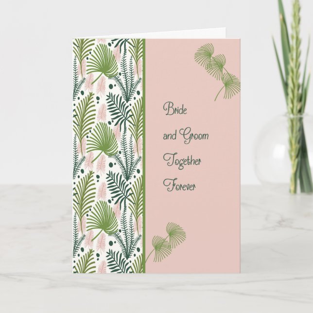 Wedding Card for Uncle and New Bride (Front)