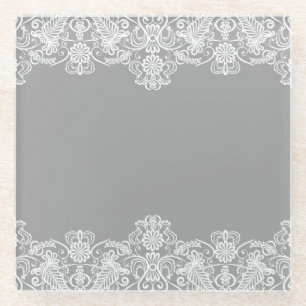 Wedding Card Glass Coaster