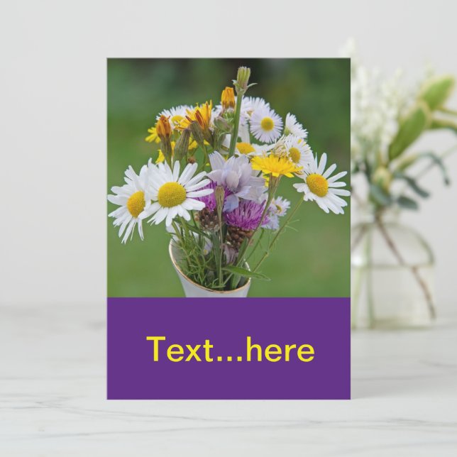 Wedding Card Invitation Template (Standing Front)