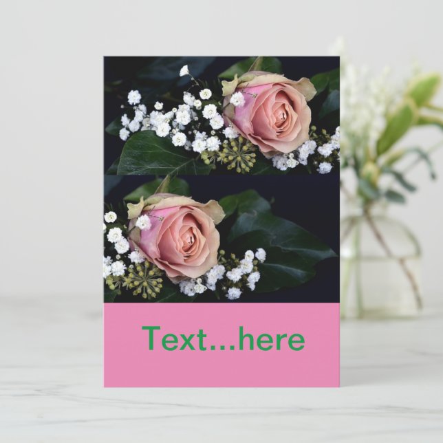 Wedding Card Invitation Template (Standing Front)