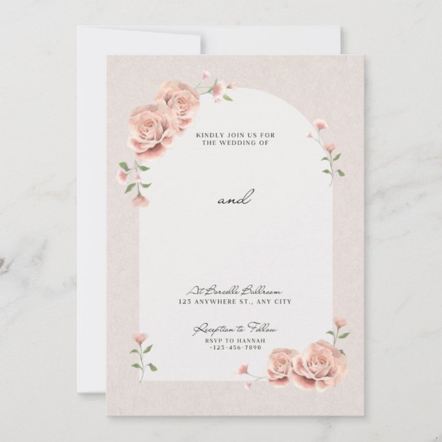 Wedding card invitations (Front)