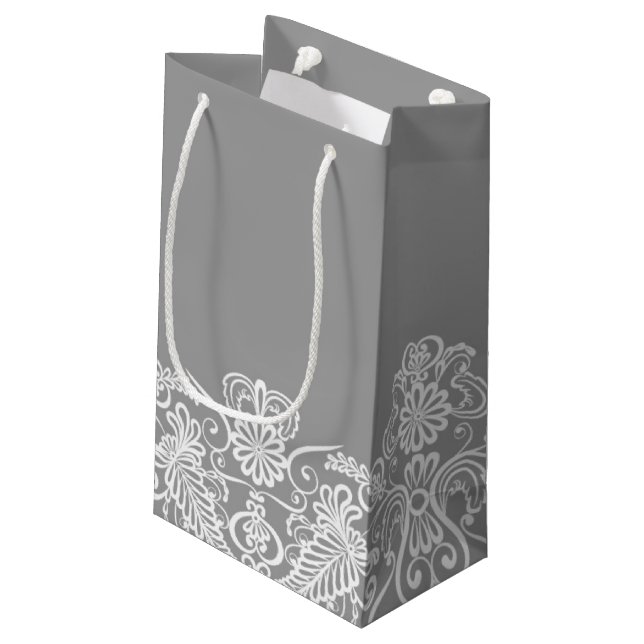 Wedding Card Small Gift Bag (Back Angled)