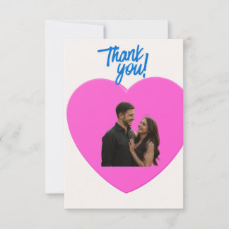 Wedding card  thank you