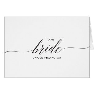 Wedding Card to Bride, Keepsake, Love Note