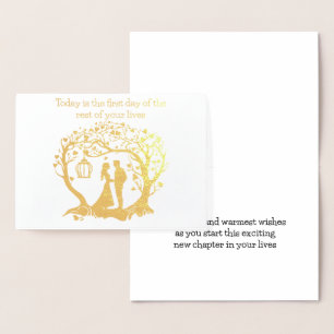 Wedding Card Today Is The First Day of the Rest of