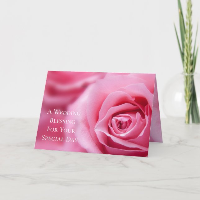 Wedding Card Wedding Blessing For Your Special Day (Front)