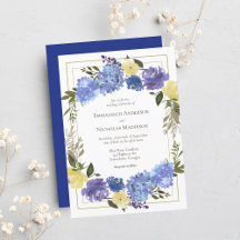Wedding Carolina Classic Blue Floral