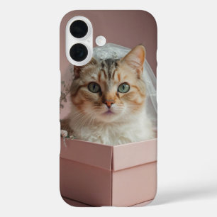 Wedding Cat iPhone 16 Case